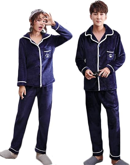 Amazon 冬 パジャマ レディース 暖かい ペアパジャマ 冬用 あったか 前開き 長袖 表起毛 女性用 ペアルック パジャマ メンズ ルームウェア カップル もこもこ 男女セット 2着の価格 誕生日 着る毛布 クリスマス プレゼント パジャマ ルームウェアセット 通販
