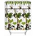 Monkey Bathroom Decor - Monkey Shower Curtain with 12 Shower Hooks,66x72
