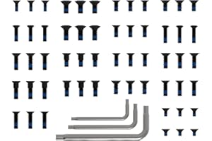 Wokonl Red Dot Mounting Screws Kit - 57 Pcs of 19 Sets Compatible with RMR Screws Include M3, M4, #6-32 Screws for Pistol Red Dot Mounting