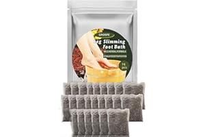 GROSPE 24Pcs Foot Soak Foot Bath Bag Spa Relaxation for Muscle Natural Mugwort Herb Bath Soak to Remove Leg Slimming Bath Bag Foot Care
