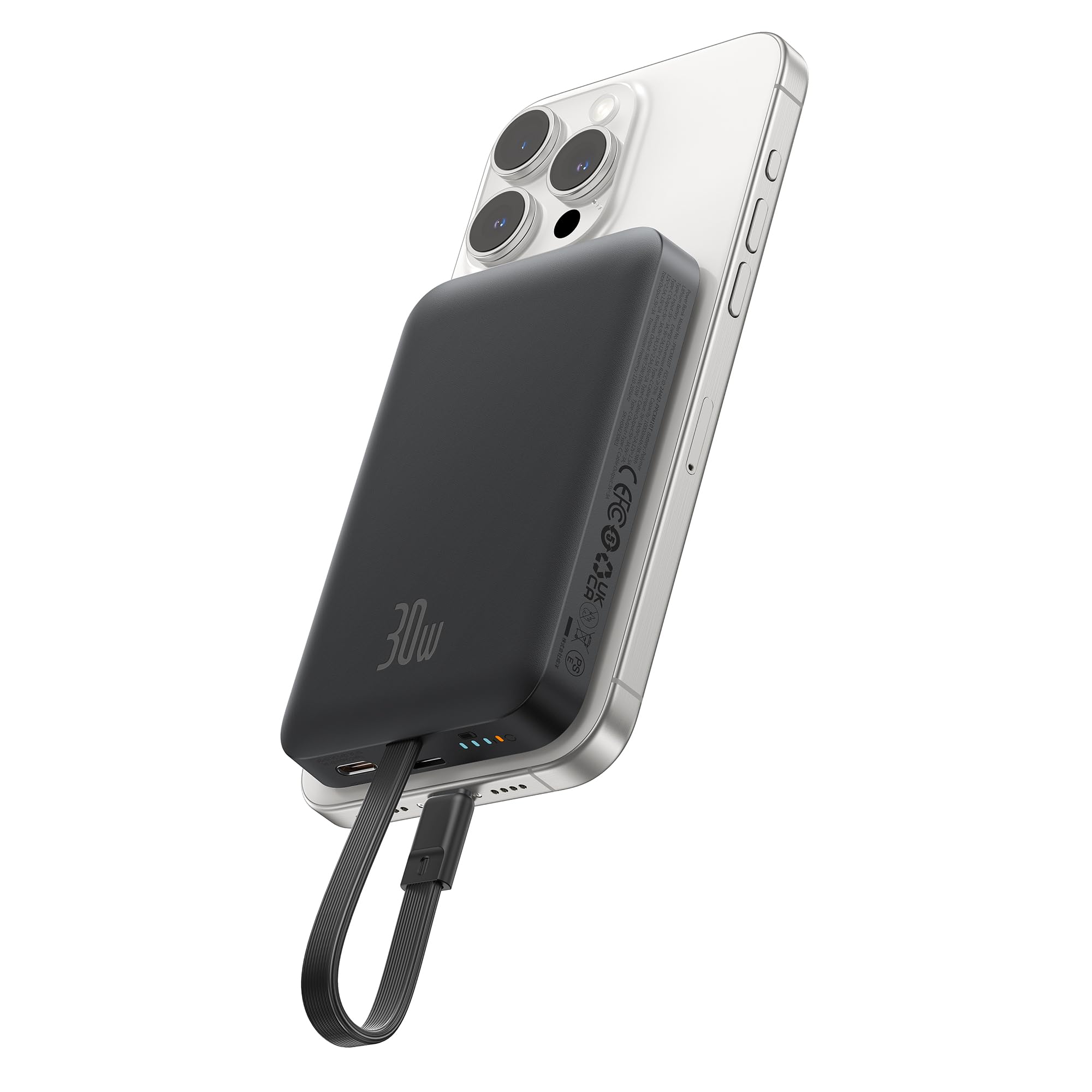 Baseus Magsafe Portable Charger For IPhone, 10,000mAh 15W Magnetic