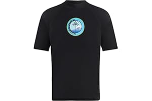 Kanu Surf Boys' Paradise UPF 50 Sun Protective Rashguard Swim Shirt