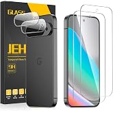 JEHOO 2+2 Pack Screen Protector for Google Pixel 10 | 9H Tempered Glass + Lens Protector, Anti Scratch, Bubble Free, Easy Installation
