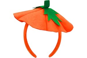Farochy Halloween Pumpkin Headband Halloween Costume Pumpkin Headwear