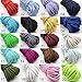 20 bundlesx5yds(100 yards)1/5''- 5mm 3 braided Cord Thread Decorative Twisted Satin Polyester Twine Cord Rope String Thread Shiny Cord Choker Thread DIY Cord Jewelry Findings GD20SC150