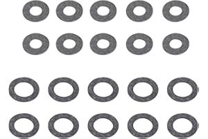SEAEAGLES 10Set 4150 Carburetor Needle and Seat Gaskets Replacement for Holley 1008-777 Top Gasket and 1008-776 Bottom Gasket