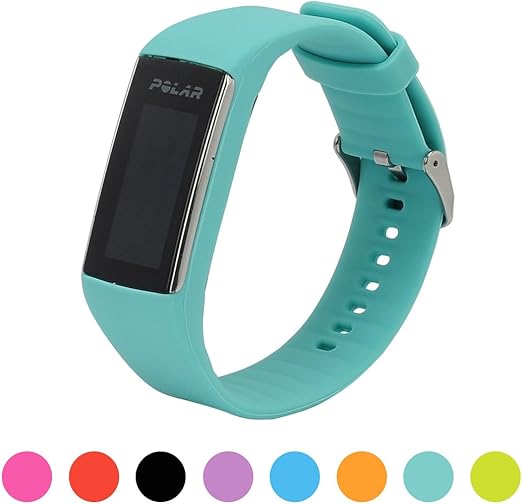 Recambio iFeeker para pulsera de actividad Polar A360. Correa de suave caucho de silicona (sólo correa, reloj no incluido)