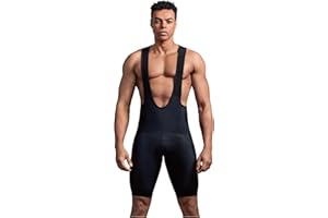 CEROTIPOLAR Men's Pee Opening Cycling Bibs Shorts Padded，Gravel Bike Biking bib Shorts Bicycle Shorts UPF50+