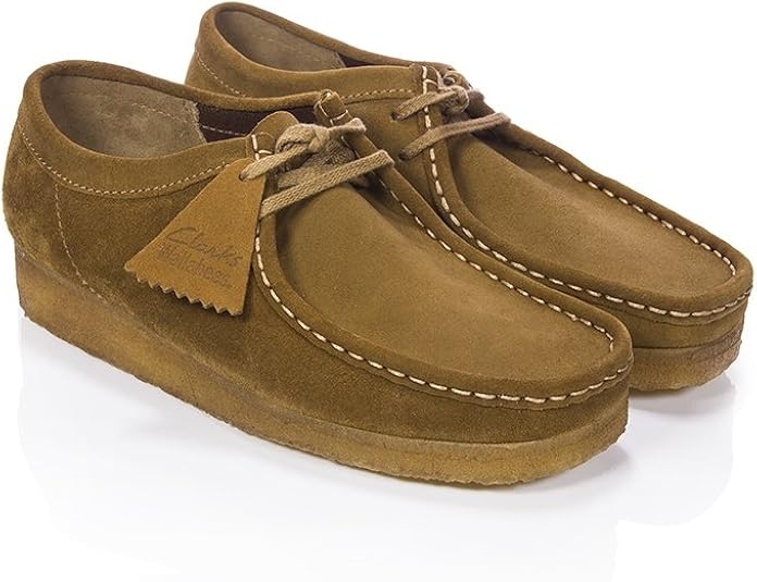 clarks cola wallabee