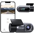 Dash Cam WiFi FHD 1080P Mini Front Dash Camera for Cars with Night Vision, 24 Hours Parking Mode, WDR, Loop Recording, G-Sens