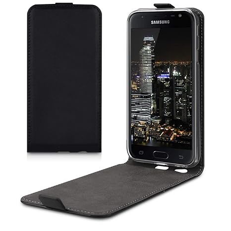 kwmobile Samsung Galaxy J3 (2017) DUOS Hülle - Handyhülle für Samsung Galaxy J3 (2017) DUOS - Handy Case Flip Schutzhülle