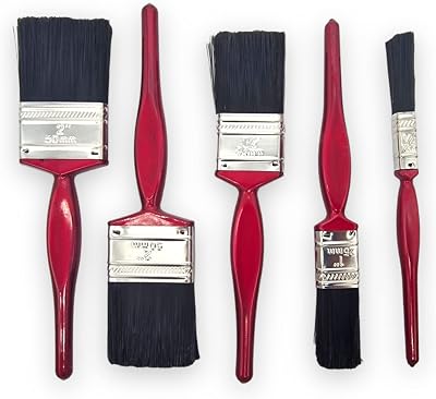 ZYBUX Professional Paint Brushes 10 Piece Synthetic Hair Set Studio Craft