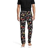 Popeye Cartoon Pajamas for Men,Soft Printed Sleep Pants with Drawstring Waist, Comfortable Fit Sleepwear