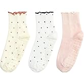 Cute Polka Dot Yoga Socks for Women – Fits US Sizes 5-9 – Perfect forYoga, Pilates, Barre, and Dance