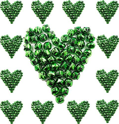 Kraft Jingle Bells (500 Ct / GREEN) Value Bulk Jingle Bells Decorative Supplies,