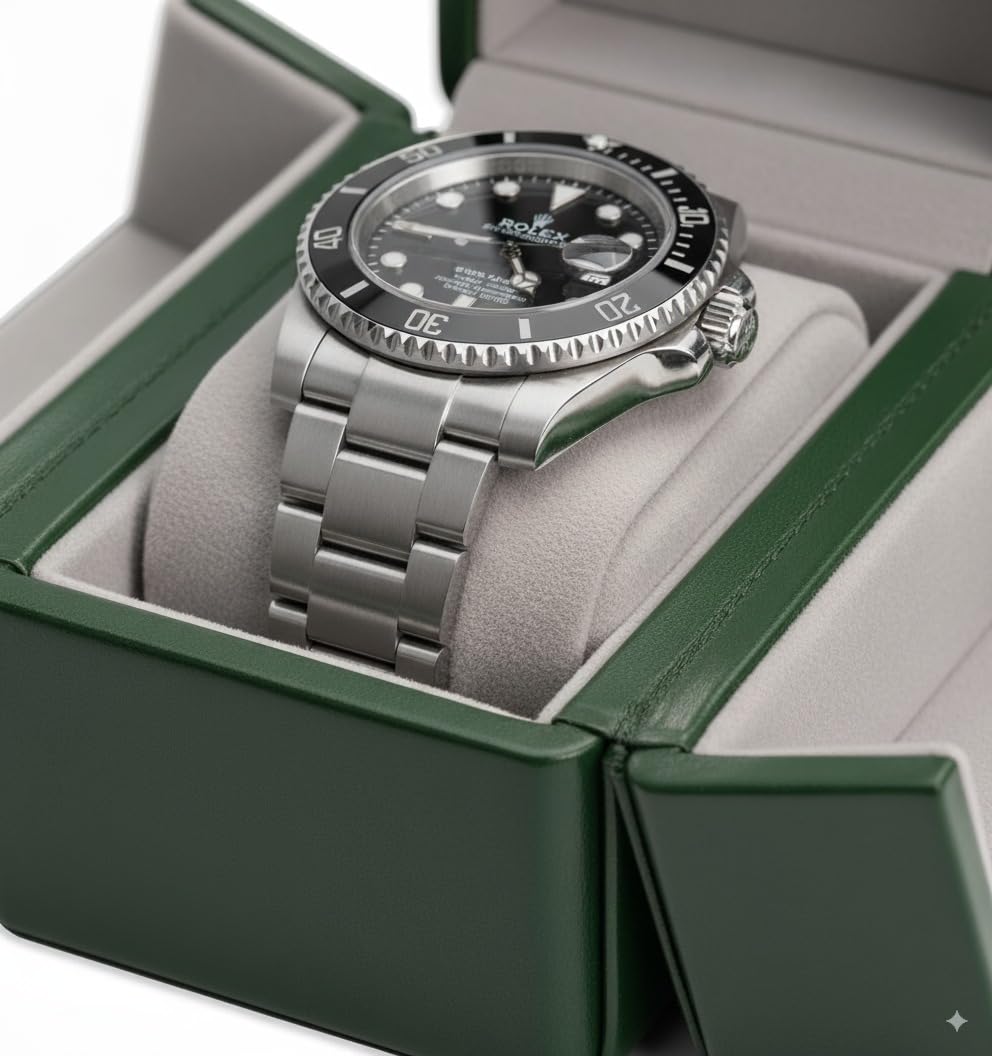 Single Travel Watch Case - Vintage Inspired - Exterior, Soft Microfiber Lining, Fits Up to 42mm Watches - Vegan Leather - Reliable Storage for Home or Travel