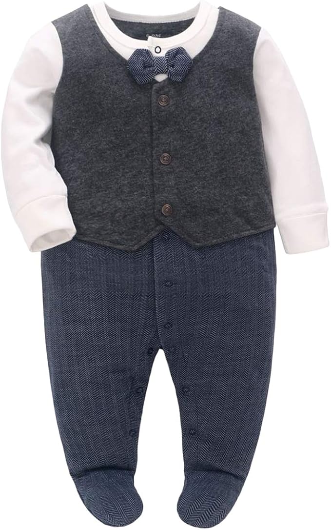 famuka Bambino Smoking Bimbo Tutine Abiti e Giacche Eleganti Blazer Nozze Battesimo Elegante