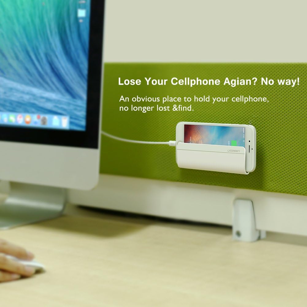 UGREEN Wall Mount Phone Holder with Adhesive Strips - Image 4