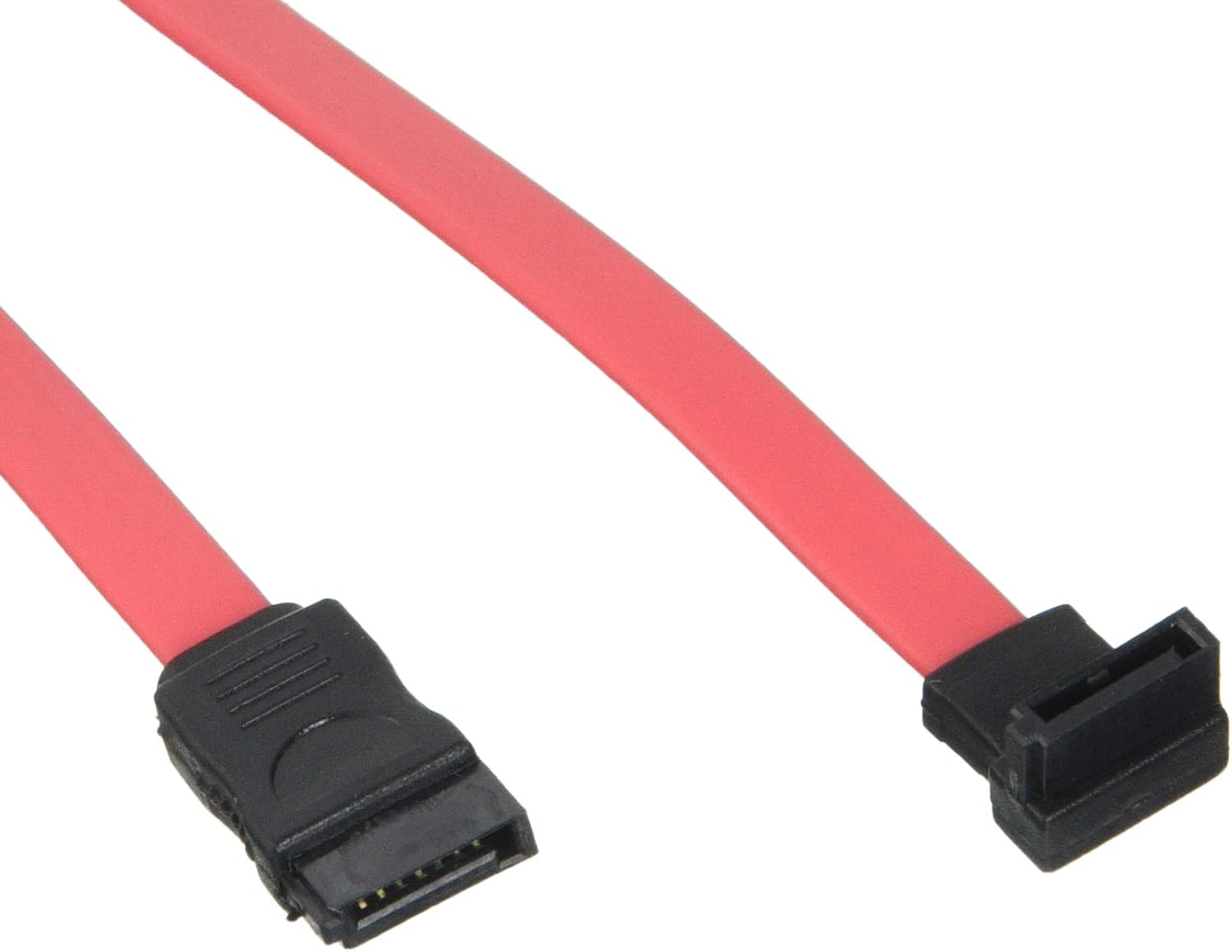 PremiumCord Cable SATA 0.5 m 1 x 90° 1x Standard Connector, multicoloured