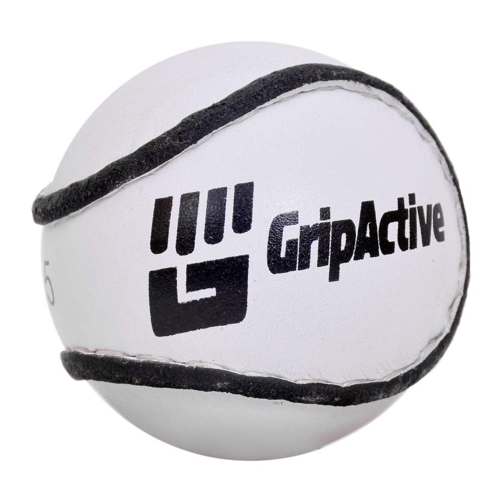 Grip Active GAA White Color Hurling Training Balls (5, Pack of 6)