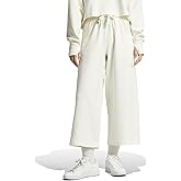 Adidas Womens All Szn Ribbed 7/8 Length Wide Leg Pants