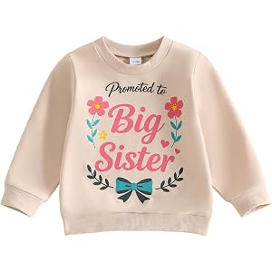 Brother Sister Matching Outfits Baby Bubble Romper and Toddler Sweatshirt | Sibling Matching Outfits Newborn Baby Sweatshirt