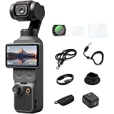DJI Osmo Pocket 4 Traveler Set, Gimbal Vlog Camera | 1&Prime; CMOS &amp; 4K/240fps, 3-Axis Stabilization, 2&times; Lossless Zoom, 107GB Built-in Storage, 10-bit D-Log