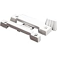 Prime-Line F 2533 Slim Line Sliding Window Sash Lock, 2-1/4 In. Hole Centers, Diecast Zinc, White-Painted, (Single Pack)