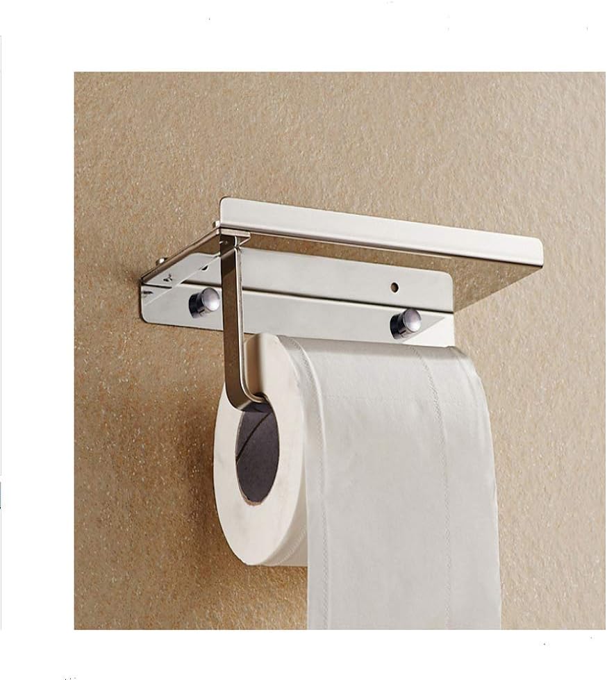 Ingenuitstore Toilet Paper Holder Wall Mount For Bathroom (Silver) eBay