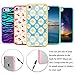 Costyle 10 Pack Slim Thin TPU Bumper+Crystal Clear PC Back Protective Case Cover Skin Compatible for iPhone 7 iPhone 8 4.7 inch-Black White Purple Pink Rose Red Yellow Green Blue Hot Pink