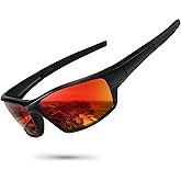 Ofwin Polarized Sports Sunglasses for Men Women Driving Cycling Fishing Wrap Around Sun Glasses UV400 Protection