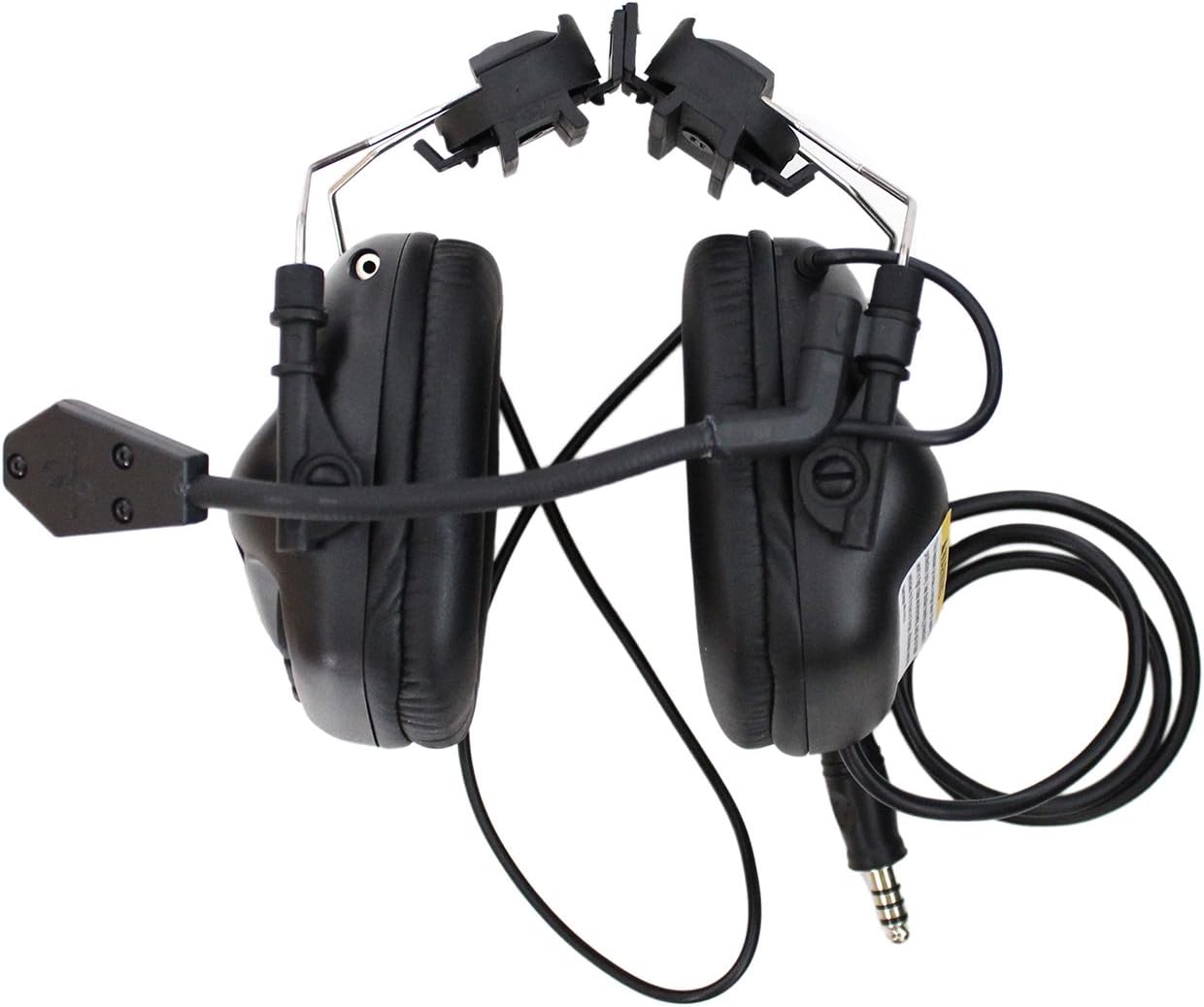 Earmor Helmet Headset M32H with NRR 22 noise protection, adjustable - black [M32H-BK]