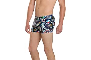 Sporti Mens Square Leg Swimsuit - Men's Lap Swimming Suits - Competitive Swimsuit Men for Lap Swimming