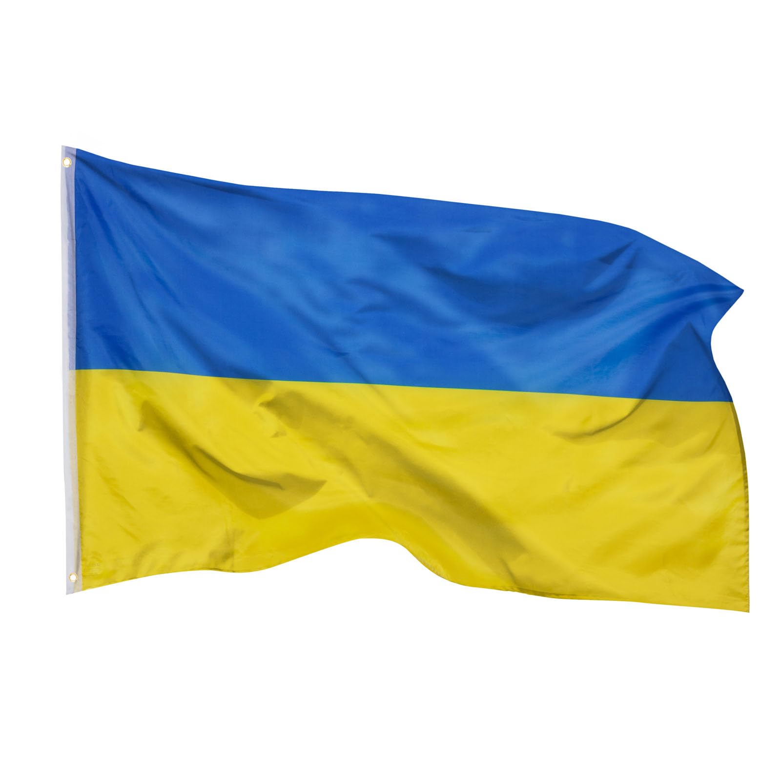 ARICONA FLAGS Ukraine flag - Ukrainian flag 3x5ft with brass eyelets – weatherproof national flag for flagpole – 100% polyester – 90x150cm — image 1
