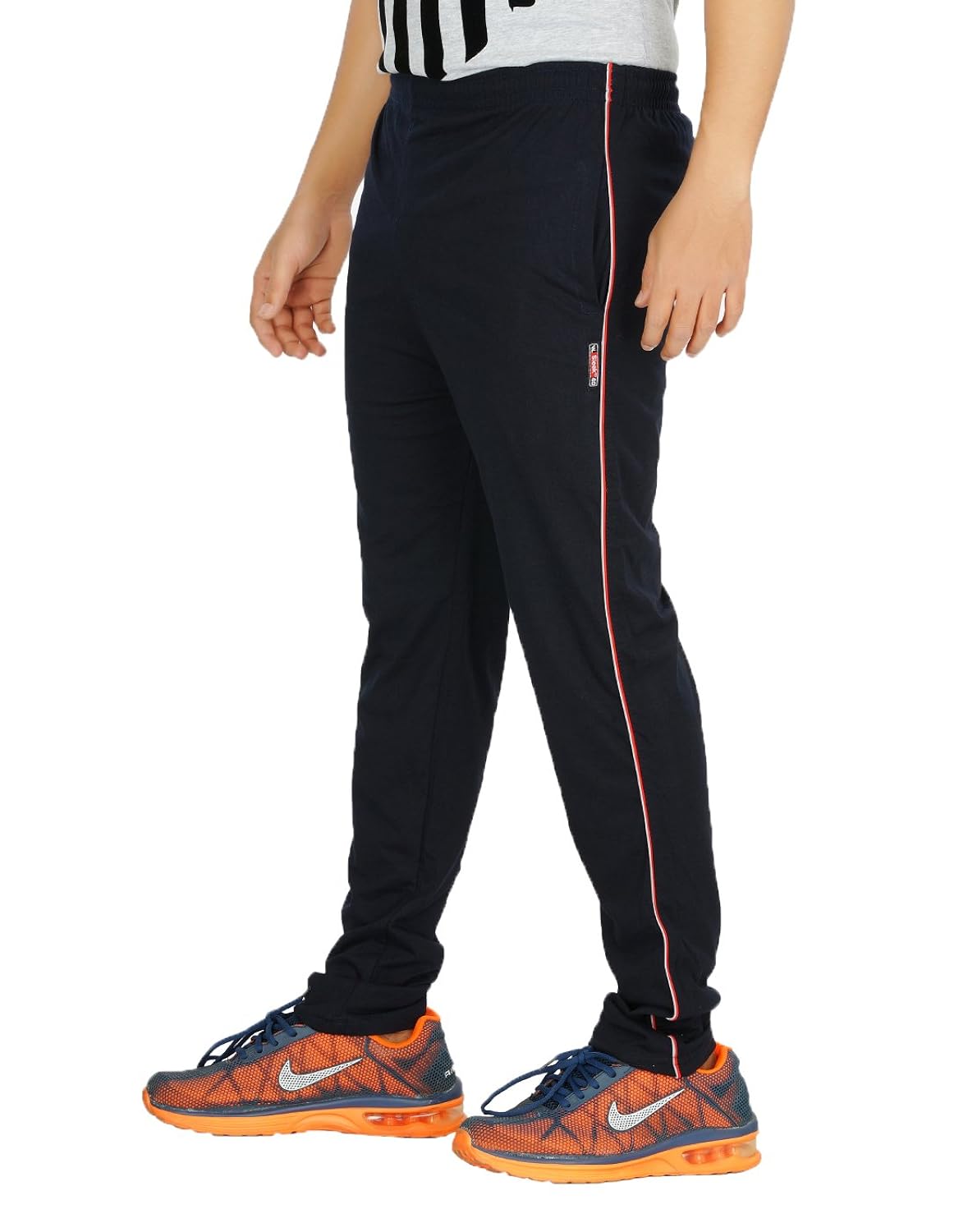 yo republic mens cotton track pant combo offer (pack of 2)