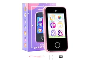 ZILYNHOM Kids Phone for Age 3~8, Toddler Play& Learning Toy Phone, Xmas Birthday Gift for 3 4 5 6 7 8 Years Old Girl & Boy, Fake Cell Phone with Puzzle Game, Camera, Alarm, Story, MP3 Music Player, 8GB SD Card