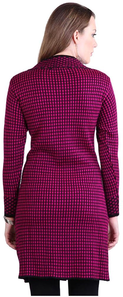 montrex pink double breasted coat for women