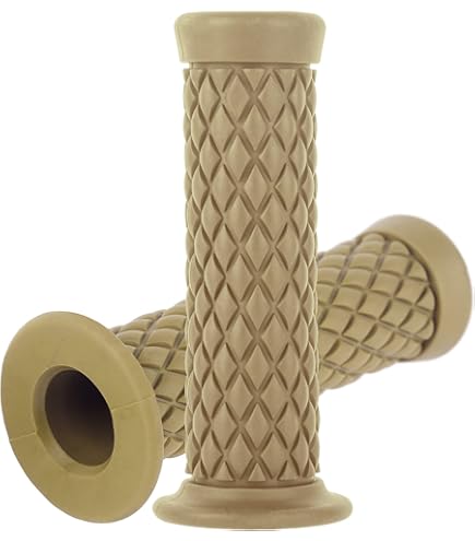 Laguna Grips GT-GB Gel Brown Root Beer 7/8 Motorcycle Grips – Cafe Chopper Tracker Brat Style