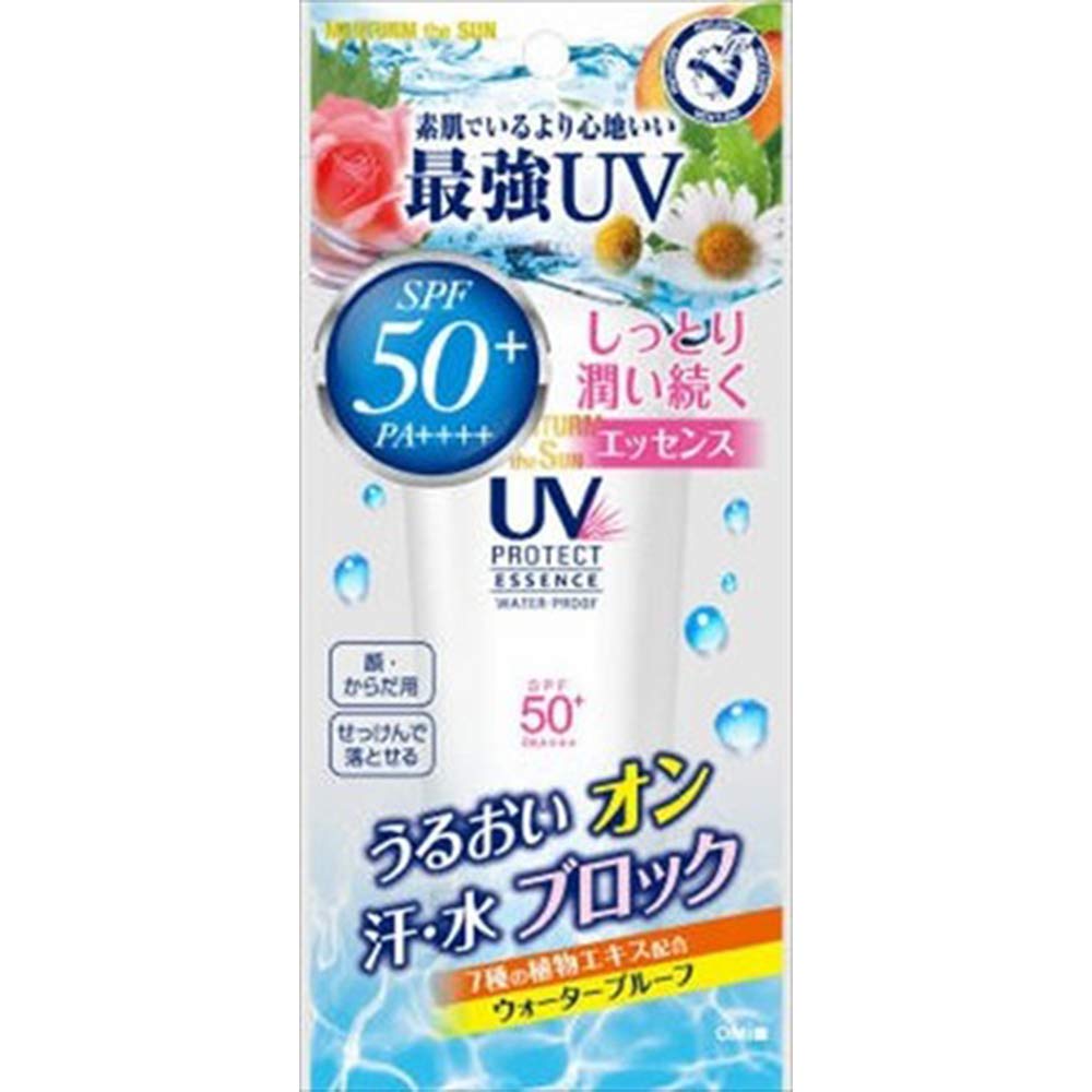 Menturm Sunscreen The Sun Perfect UV Essence Water Proof SPF50+/PA++++ 80g (Green Tea Set)