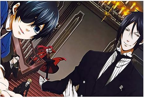 Amazon Co Jp 漫画アニメジグソーパズル 黒執事 カラフルiqゲーム子供の大人のための知的教育玩具 300 500 1000個 すべてのピースが完全に一緒にユニークな ピースフィットです Color 9 Size 300pieces ホーム キッチン