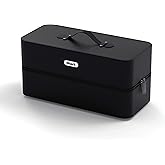 Shark XHD400SAC FlexStyle Air Styling & Drying System Storage Case, Vegan Leather Travel Case, Black