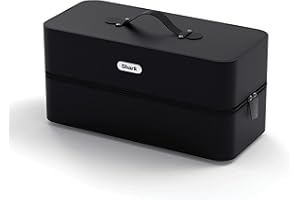 Shark XHD400SAC FlexStyle Air Styling & Drying System Storage Case, Vegan Leather Travel Case, Black