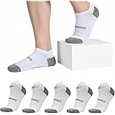LOOMPOP 3-5 Pairs Athletic & Casual Breathable Ankle Socks with Comfort Padding and Enhanced Arch Support, Moisture-Wicking