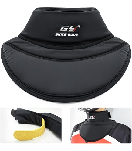 Protège-cou De Hockey Sur Glace - Pour Gardien De But - Tissu Oxford Et Mousse - Taille M (tour De Cou 38-46 Cm) - 3