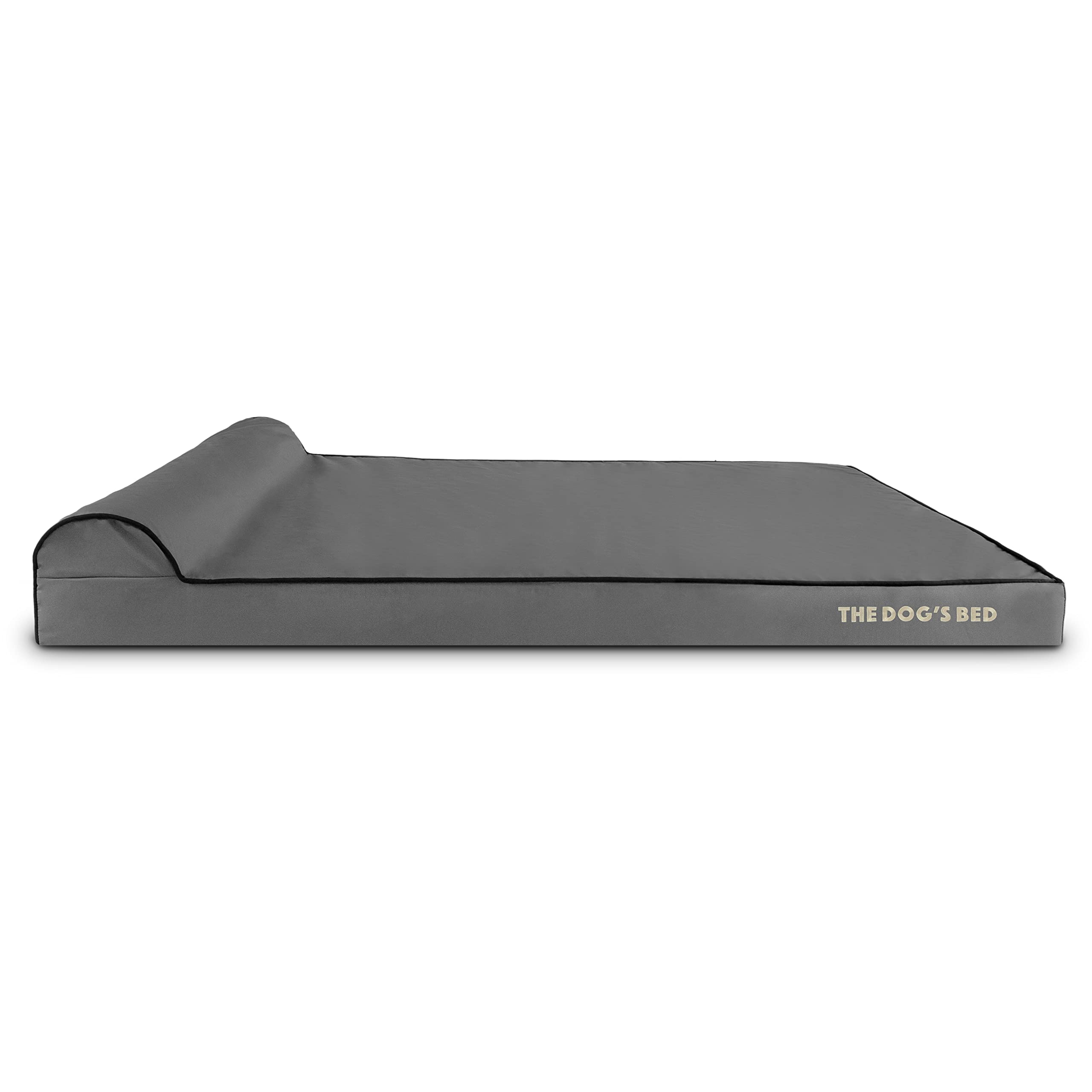 The Dog’s Bed Cover – Replacement Cover, Grey with Black Trim, XXL, 10cm
