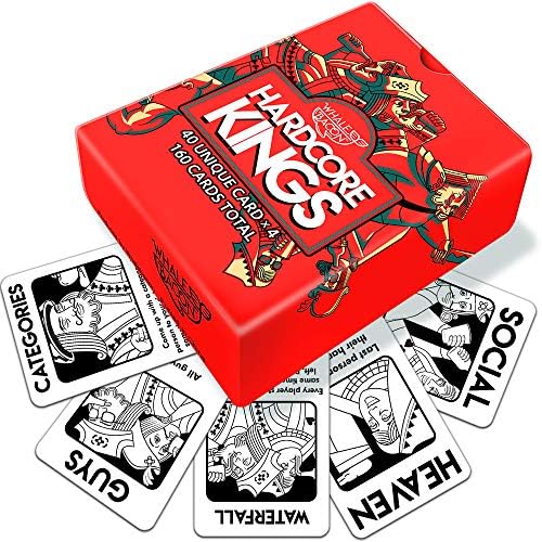 Hardcore Kings Drinking Games Like Kings but Better! Fun Adult Card