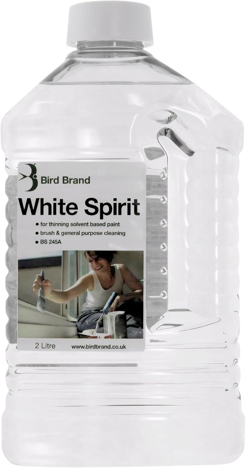 FERRIS White Spirit 2 Litre Premium Paint Solvent Thinner Cleaner