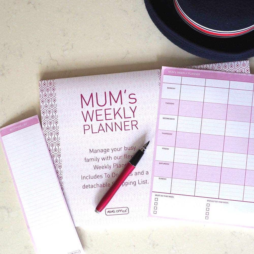 MUM's Weekly Planner - undated desk pad - organise your busy family - It's All About The GRID