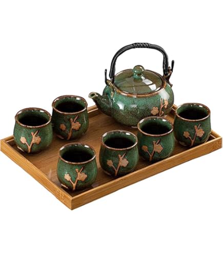 おちゃ Amazon.com | Porcelain Tea Set 3 piece Japanese Style Asian