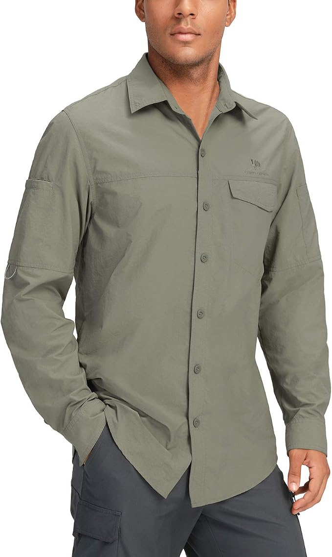 INGEAR Herren UV-Shirt UPF 50+ Langarm – Schnelltrocknend, Atmungsaktiv, Perfekt Für Angeln, Wandern & Schwimmen